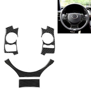 Adesivo decorativo per pulsante volante in fibra di carbonio 4 in 1 per Lexus IS250 NX200 200t 300h, guida a destra e a sinistra universale, For Lexus IS250 NX200 200t 300h(A)