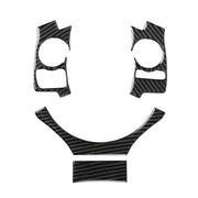Adesivo decorativo per pulsante volante in fibra di carbonio 4 in 1 per Lexus IS250 NX200 200t 300h, guida a destra e a sinistra universale, For Lexus IS250 NX200 200t 300h(A)