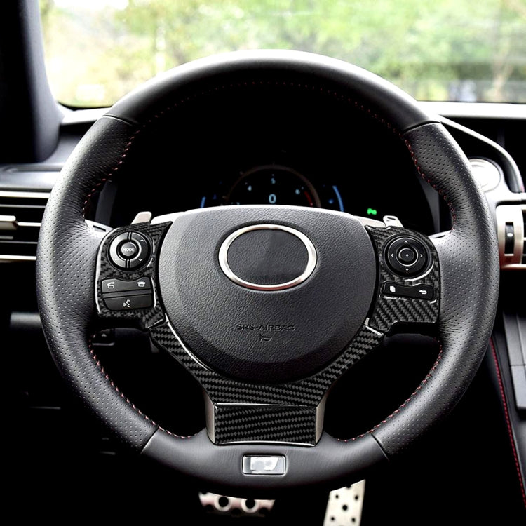 Adesivo decorativo in fibra di carbonio per pulsante volante Lexu