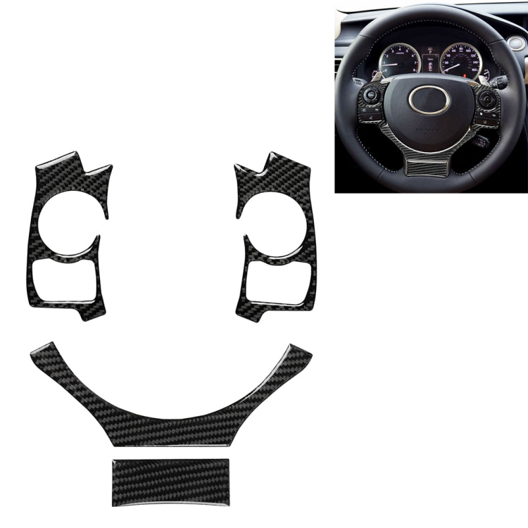 Adesivo decorativo in fibra di carbonio per Lexus IS250 NX200