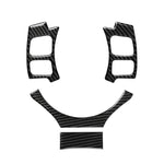 Adesivo decorativo per pulsante volante in fibra di carbonio 4 in 1 per Lexus IS250 NX200 200t 300h, guida a destra e a sinistra universale, For Lexus IS250 NX200 200t 300h