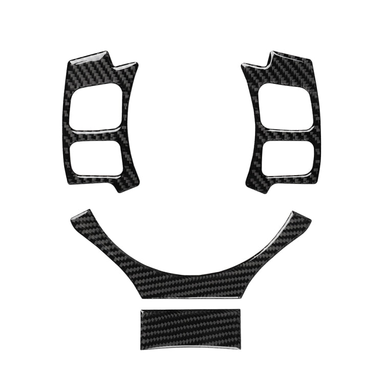 Adesivo decorativo per pulsante volante in fibra di carbonio 4 in 1 per Lexus IS250 NX200 200t 300h, guida a destra e a sinistra universale, For Lexus IS250 NX200 200t 300h