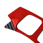 Adesivo decorativo per pulsante volante in fibra di carbonio 4 in 1 per Lexus IS250 NX200 200t 300h, guida a destra e a sinistra universale, For Lexus IS250 NX200 200t 300h
