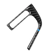 Adesivo decorativo per pulsante volante blu in fibra di carbonio 4 in 1 per Subaru Forester 2016-2018, guida a destra e a sinistra universale, For Subaru Forester 2016-2018(Blue)