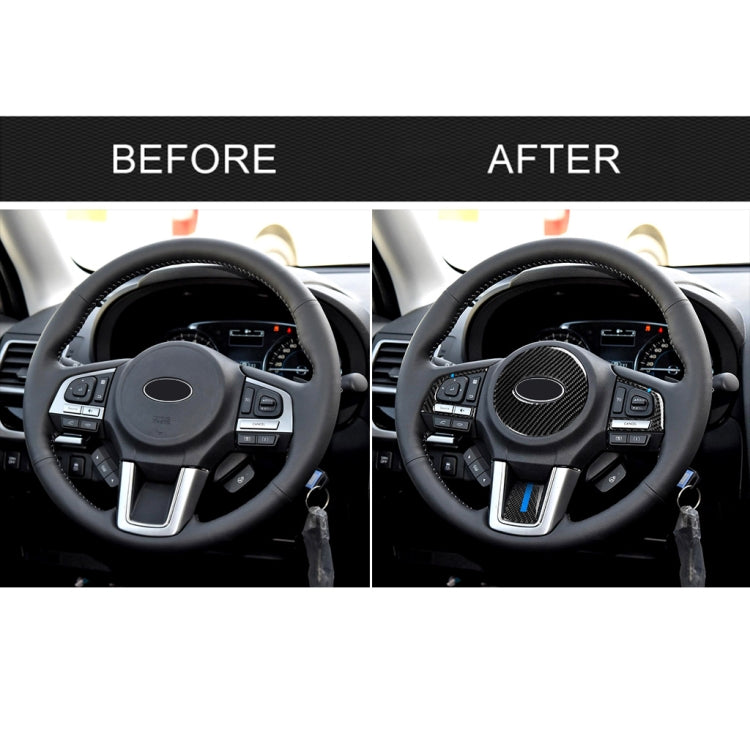 Adesivo decorativo in fibra di carbonio per Subaru Forester 2016-
