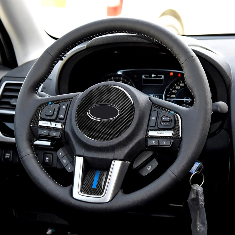 Adesivo decorativo in fibra di carbonio per Subaru Forester 2016-