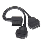 16PIN Car L Shape 90 gradi Collegare il cavo diagnostico OBD esteso Cavo OBD2 da maschio a femmina, OBD2 Male to Female Cable