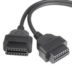 16PIN Car L Shape 90 gradi Collegare il cavo diagnostico OBD esteso Cavo OBD2 da maschio a femmina, OBD2 Male to Female Cable