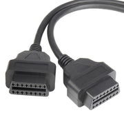 16PIN Car L Shape 90 gradi Collegare il cavo diagnostico OBD esteso Cavo OBD2 da maschio a femmina, OBD2 Male to Female Cable