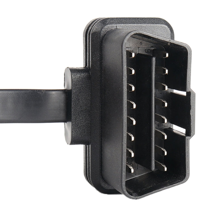 Cavo diagnostico OBD2 esteso per auto ultrasottile da 16 pin con interruttore, 16PIN 3 in 1