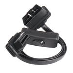 Cavo diagnostico OBD2 esteso per auto ultrasottile da 16 pin con interruttore, 16PIN
