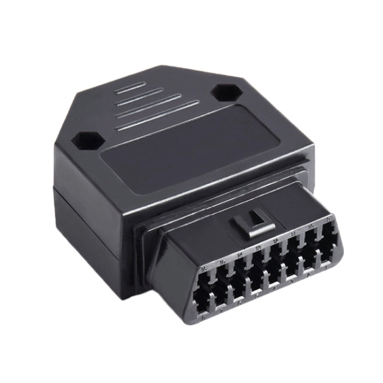 Spina OBD connettore femmina 16PIN per auto OBD 2 + custodia + terminale + vite, Female