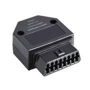 Spina OBD connettore femmina 16PIN per auto OBD 2 + custodia + terminale + vite, Female