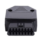 Spina OBD connettore femmina 16PIN per auto OBD 2 + custodia + terminale + vite, Female