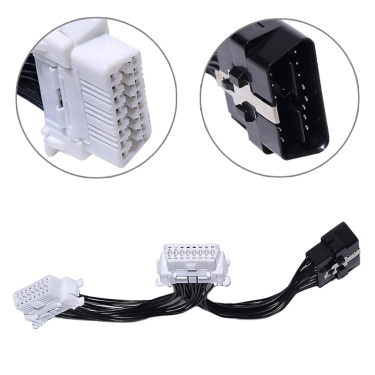Cavo diagnostico OBD2 esteso per auto 2 in 1 16PIN, OBD2 Cable