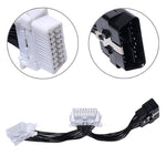 Cavo diagnostico OBD2 esteso per auto 2 in 1 16PIN, OBD2 Cable