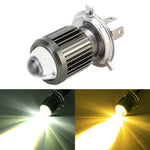 Fari moto bicolori H4 12-80V 10W 6000K/3000K 800LM