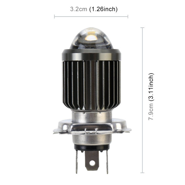 Fari moto bicolori H4 12-80V 10W 6000K/3000K 800LM