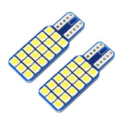 2 PZ T10 / W5W / 168 DC12V 1.8W 6000K 140LM 18LED SMD-3030 Lampada da lettura per auto Luce d'ingombro, con decodificatore, 18LEDs SMD-3030