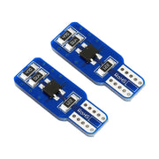 2 PZ T10 / W5W / 168 DC12V 1.8W 6000K 140LM 18LED SMD-3030 Lampada da lettura per auto Luce d'ingombro, con decodificatore, 18LEDs SMD-3030