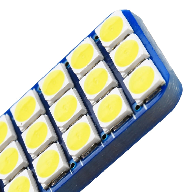 2 PZ T10 / W5W / 168 DC12V 1.8W 6000K 140LM 18LED SMD-3030 Lampada da lettura per auto Luce d'ingombro, con decodificatore, 18LEDs SMD-3030