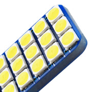 2 PZ T10 / W5W / 168 DC12V 1.8W 6000K 140LM 18LED SMD-3030 Lampada da lettura per auto Luce d'ingombro, con decodificatore, 18LEDs SMD-3030