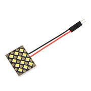 DC12V / 1.3W / 6000K / 80LM 12LED SMD-2835 Lampada da lettura per auto Dome Light, 12LEDs