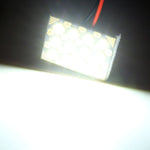 DC12V / 1.3W / 6000K / 80LM 12LED SMD-2835 Lampada da lettura per auto Dome Light, 12LEDs