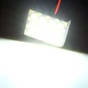 DC12V / 1.3W / 6000K / 80LM 12LED SMD-2835 Lampada da lettura per auto Dome Light, 12LEDs