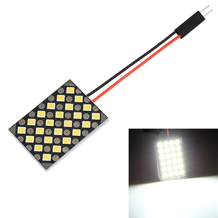 DC12V / 2.8W / 6000K / 170LM 24LED SMD-2835 Lampada da lettura per auto Dome Light, 24LEDs