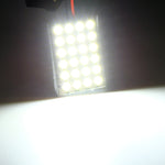 DC12V / 2.8W / 6000K / 170LM 24LED SMD-2835 Lampada da lettura per auto Dome Light, 24LEDs