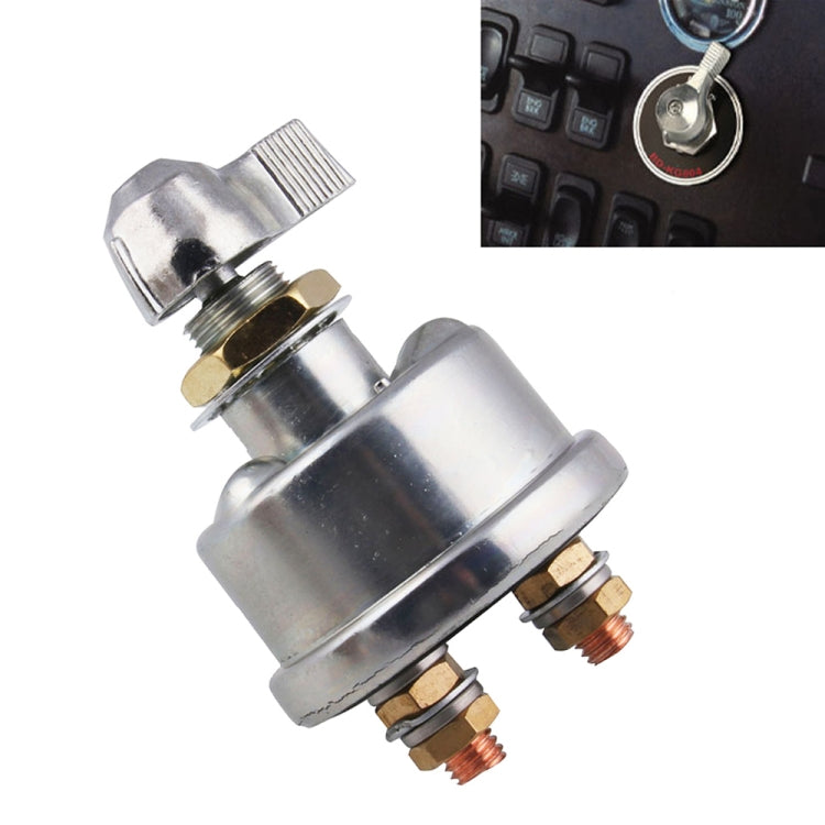 12V 125A Master Battery Disconnect Interruttore batteria Isolatore di alimentazione Cut Off Kill Switch per UVT ATV Marine, 12V 125A