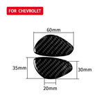 Adesivo decorativo per pannello cambio cambio centrale in fibra di carbonio per auto per Chevrolet Cruze 2009-2015, guida a destra e a sinistra universale, Gear Shift Panel