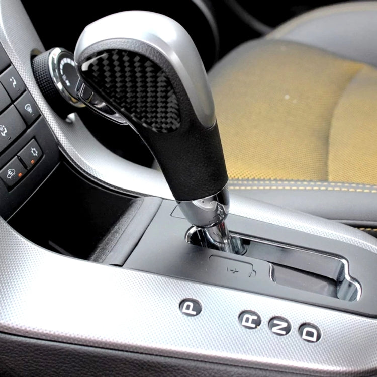 Adesivo decorativo per pannello cambio cambio centrale in fibra di carbonio per auto per Chevrolet Cruze 2009-2015, guida a destra e a sinistra universale, Gear Shift Panel