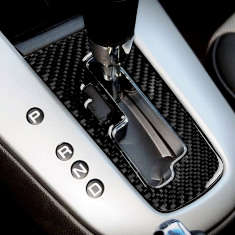 Adesivo decorativo per pannello di posizione del cambio di controllo centrale in fibra di carbonio per auto per Chevrolet Cruze 2009-2015, guida a destra e a sinistra universale, Gear Shift Position