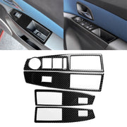 Adesivo decorativo per pannello interruttori per alzacristalli in fibra di carbonio per auto per Chevrolet Cruze 2009-2015, guida a destra, Window Lift Switch(RH)