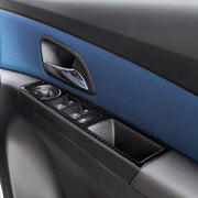 Adesivo decorativo per pannello interruttori per alzacristalli in fibra di carbonio per auto per Chevrolet Cruze 2009-2015, guida a destra, Window Lift Switch(RH)