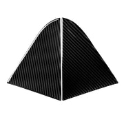 Adesivo decorativo in vetro per triangolo posteriore in fibra di carbonio per auto per Chevrolet Cruze 2009-2015, guida a destra e a sinistra universale, Rear Triangle Glass