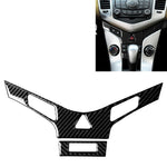 Adesivo decorativo per pannello aria condizionata in fibra di carbonio per auto per Chevrolet Cruze 2009-2015, guida a destra e a sinistra universale, Air Conditioning