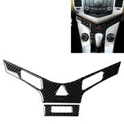 Adesivo decorativo per pannello aria condizionata in fibra di carbonio per auto per Chevrolet Cruze 2009-2015, guida a destra e a sinistra universale, Air Conditioning