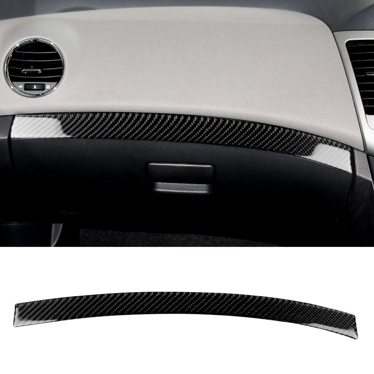 Striscia decorativa per cruscotto in fibra di carbonio per Chevrolet Cruze 2009-2015, guida a destra, Dashboard (RH)