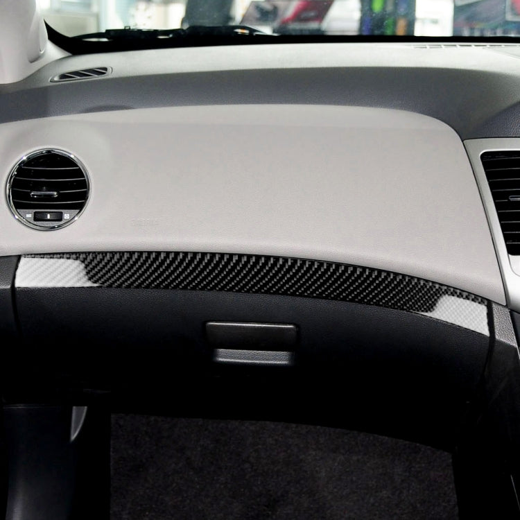 Striscia decorativa per cruscotto in fibra di carbonio per Chevrolet Cruze 2009-2015, guida a destra, Dashboard (RH)