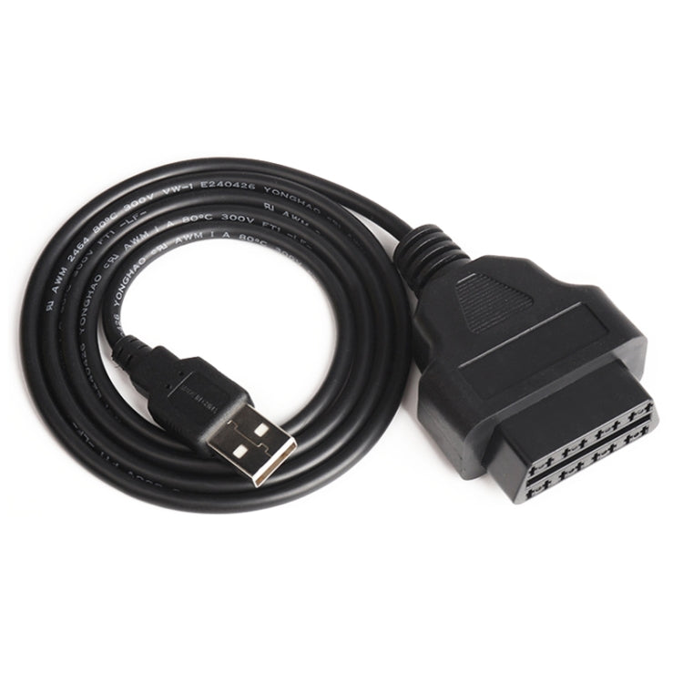 Cavo GPS per connettore OBD 2 da femmina a USB per auto, lunghezza cavo: 1 m, Female to USB
