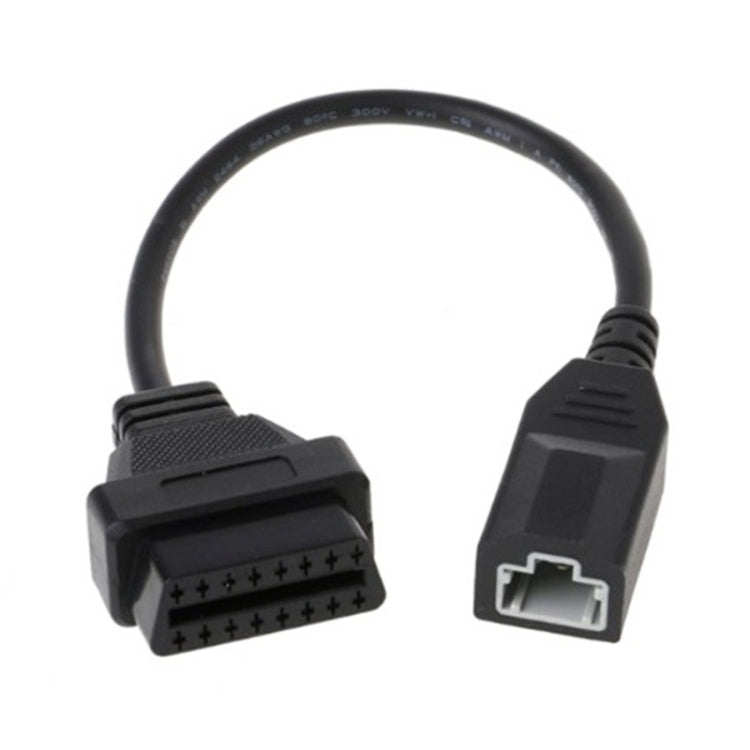 Cavo OBD per auto da 3 pin a 16 pin per Honda, lunghezza cavo: 40 cm, 3 Pin to 16 Pin OBD Cable