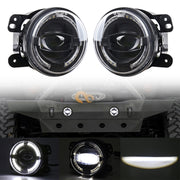 2 PCS 4 pollici Car LED Angel Eyes Faretto Fendinebbia modificati per Jeep Wrangler / Dodge / Chrysler PT Cruiser, For Jeep / Dodge