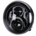 Faretto modificato per faro moto a LED rotondo da 7 pollici per Honda, For Honda, For Honda Silver