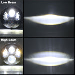 Faretto modificato per faro moto a LED rotondo da 7 pollici per Honda, For Honda, For Honda Silver