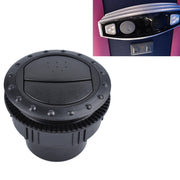 Bocchetta di uscita aria CA rotonda universale da 60 mm per camper, autobus, barca, yacht, condizionatore d'aria automatico, parti di ricambio, accessori per auto, B Style (Grey), B Style (Black)