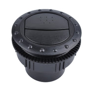 Bocchetta di uscita aria CA rotonda universale da 60 mm per camper, autobus, barca, yacht, condizionatore d'aria automatico, parti di ricambio, accessori per auto, B Style (Grey), B Style (Black)
