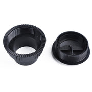 Bocchetta di uscita aria CA rotonda universale da 60 mm per camper, autobus, barca, yacht, condizionatore d'aria automatico, parti di ricambio, accessori per auto, B Style (Grey), B Style (Black)